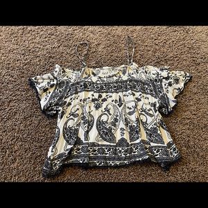 Off the shoulder, dressy top